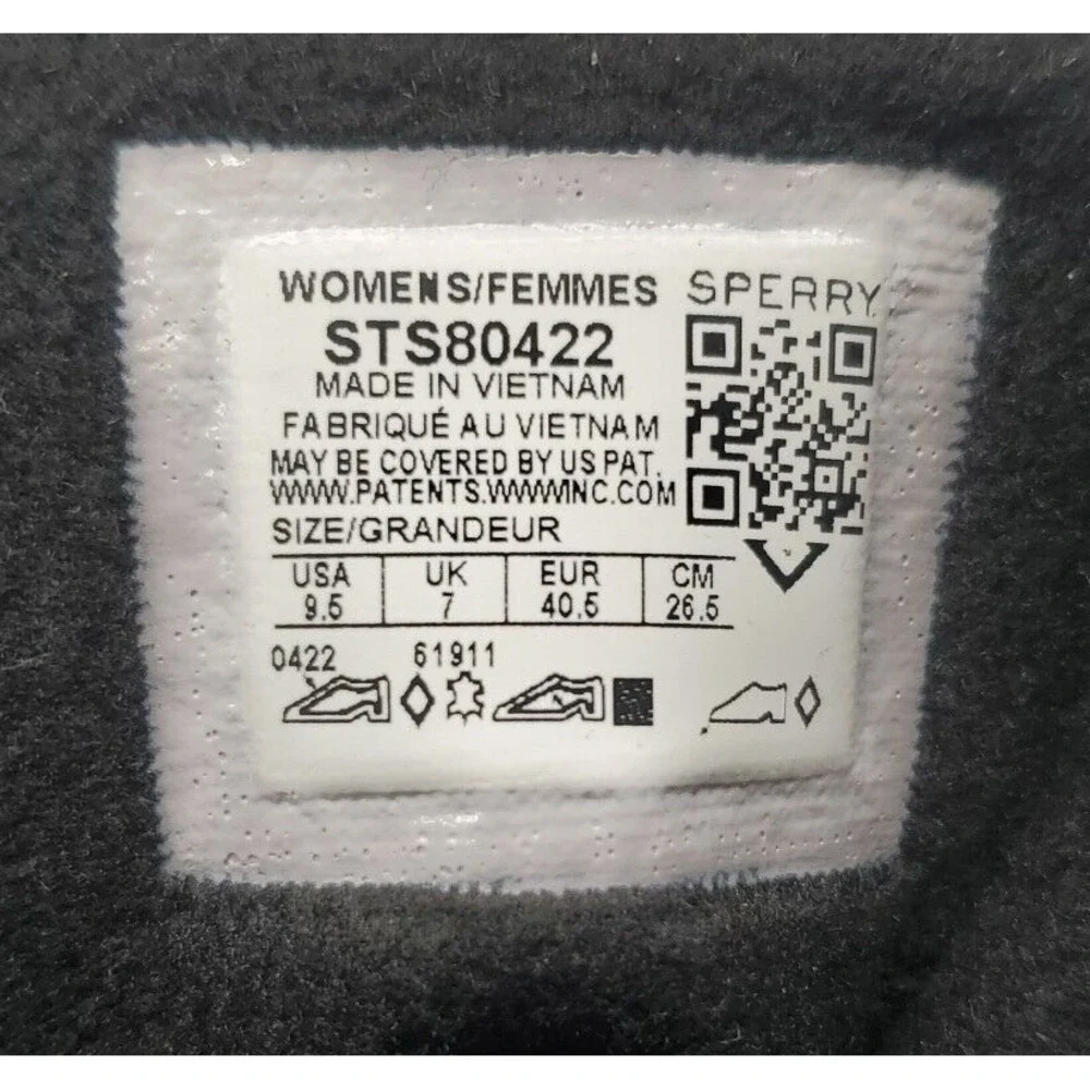 Sperry Women's Syren‎ Gulf Rain Duck Boots Size 9.5 M US Black STS80422 EUC